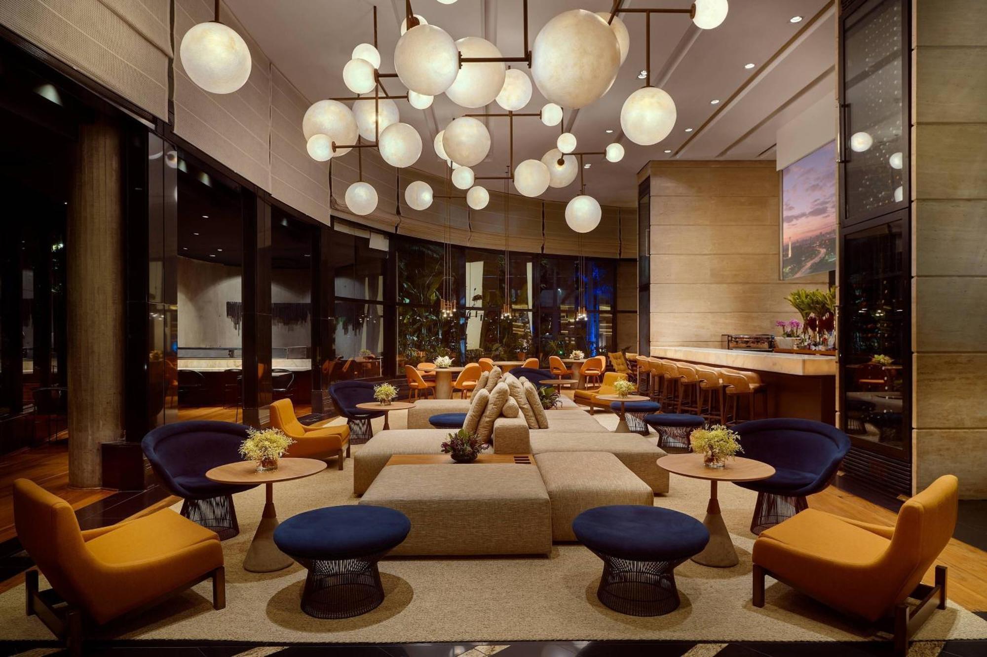 Renaissance Sao Paulo Hotel Exterior foto The lounge at the Westin Tokyo