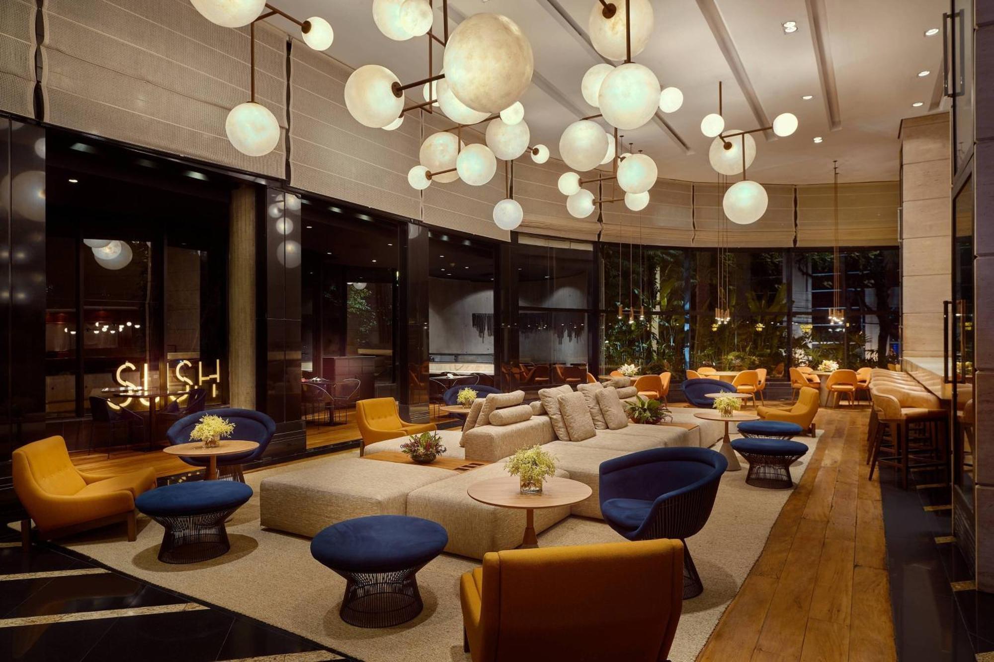 Renaissance Sao Paulo Hotel Exterior foto The lounge at the hotel